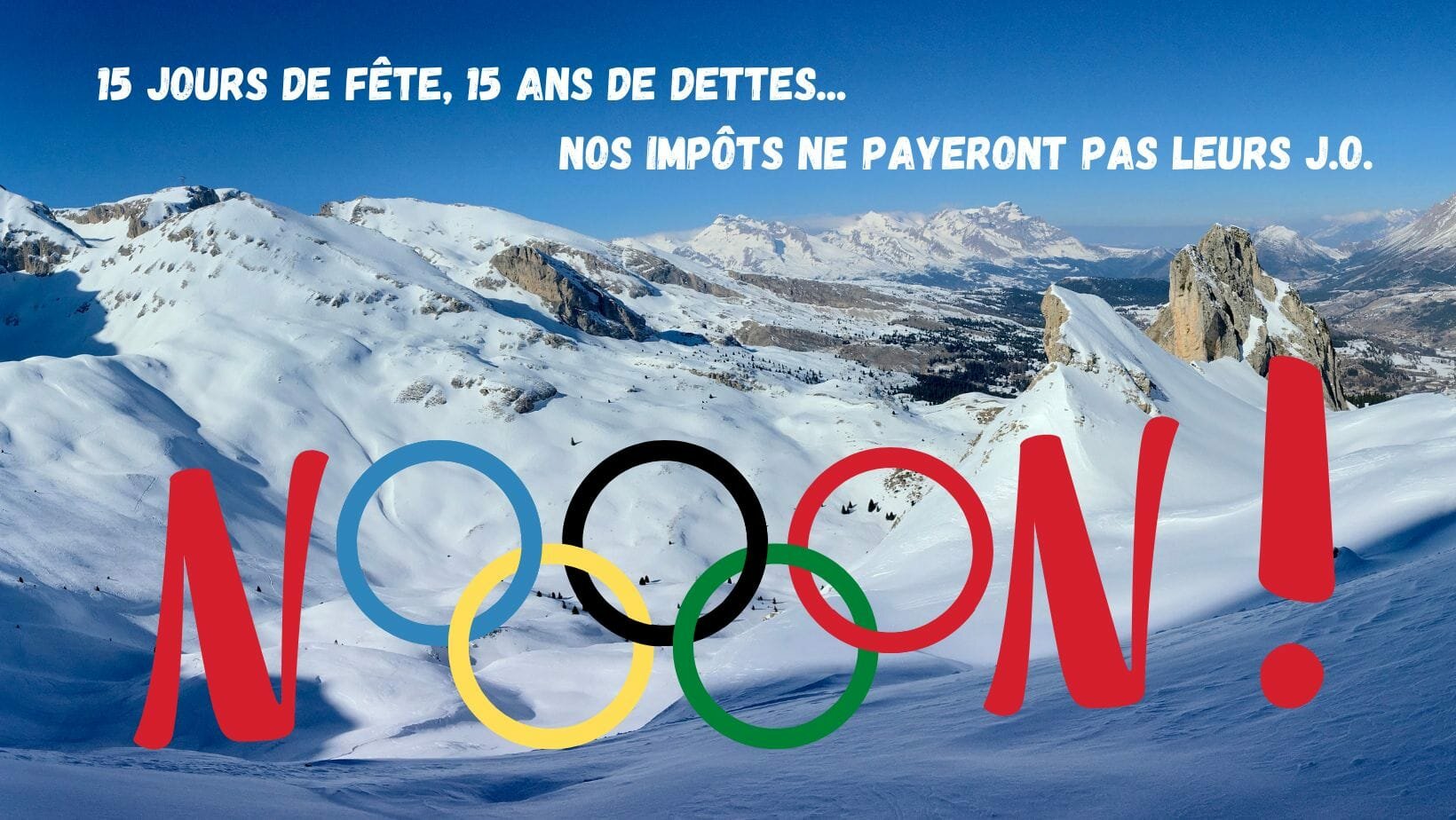 15-jours Non aux jeux olympiques - 15 jours de fête, 15 ans de dettes